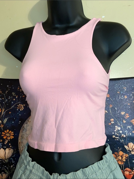 Free People Other - INTIMATELY FP PINK LINED TANK Cropped Lined Light Bra